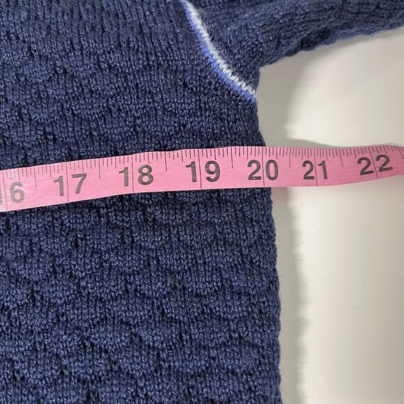 Dale Of Norway Sweater Womens M Blue Wool Norwegian Cardigan Metal Clasps - Picture 11 of 13